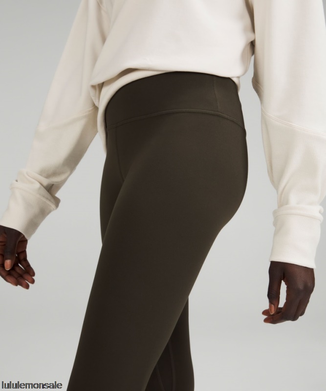 Lululemon Damen DELULU018 | Align Hochhaushose 25 Dark Olive